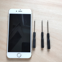 Tournevis plat miniature en plastique pas cher, fente 1,5 mm 2 mm, pour la réparation de montres, téléphones et lunettes