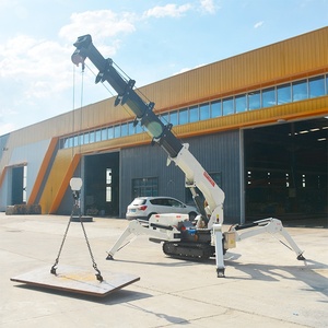 Duali รถเครนแมงมุมขนาดเล็กขับเคลื่อนแมงมุมเครนดีเซลแมงมุมสำหรับงานยกกลางแจ้ง - Product Image 1