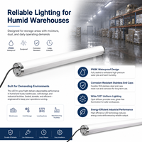 Lumière LED Tri-Proof résistante à la corrosion IP69K pour entrepôts frigorifiques et entrepôts humides
