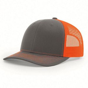 Customized Richardson 112 Snapback Trucker Hat Custom Leather Patch Mesh Trucker Hat - Product Image 5
