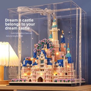 Bloques de Construcción de <span class=keywords><strong>Castillo</strong></span>, Mini Piezas de Plástico ABS, <span class=keywords><strong>Juguete</strong></span> DIY Unisex de Alta Dificultad, Rompecabezas Gigante para Armar, Envío Gratis - Product Image 1