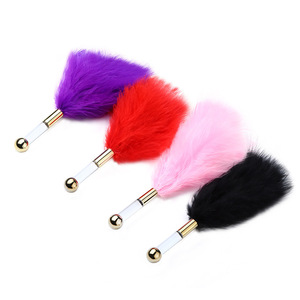 BDSM plume brosse Tease bâton Couple sexe accessoires Flirt Tease Stimulation fessée chatouiller Bondage esclave jouets pour adultes - Product Image 3