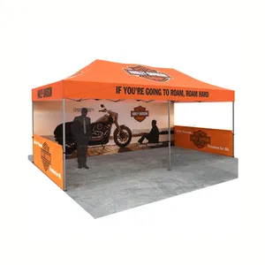 10x20 Custom Trade Show Tent Waterproof Nylon Printed Outdoor Folding Pop Up Canopy Tent