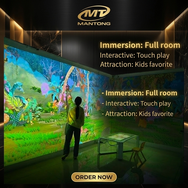 3D Big Screen AR Wall Projection Software Interactive Painting Games Kids Interactive Drawing Wall Projection