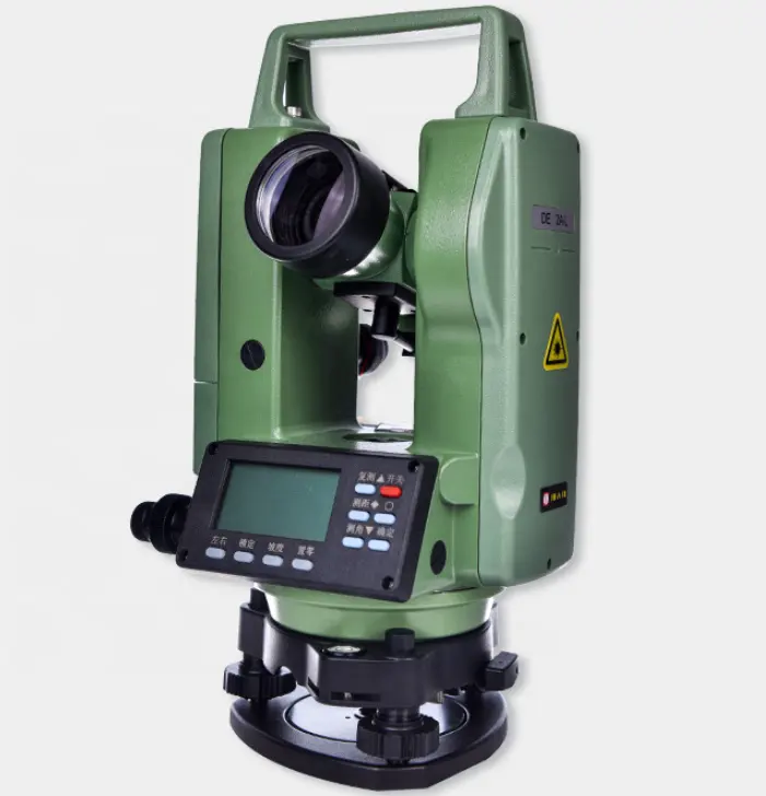 Theodolite ระบบอิเล็กทรอนิกส์สมาร์ทแม็กซ์ใหม่ล่าสุด DE2A เลเซอร์และขาตั้งกล้องสามขา