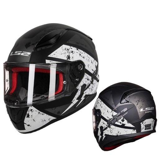 ls2 ff350 atmos motorbike helmet Helmets Full Face Stream Evo Street (Black Red quality foam using LS2s 3D Laser Technology HELMET LS2 FF353 RAPID -