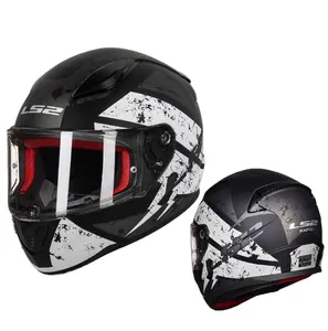 LS2 FF353 tam yüz motosiklet kask ABS güvenli yapısı casque moto LS2 hızlı sokak yarış kaskları ECE