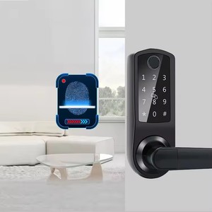 Cerradura electrónica digital TTlock Sifely con código de acceso para puerta eléctrica, cerradura de puerta inteligente biométrica con huella dactilar sin llave, novedad - Product Image 4