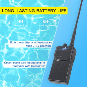 Transmisor FM para Entrenamiento Deportivo Acuático, Dispositivo de Entrenamiento para Piscinas, Radio con Vibración, Accesorios para Natación y <span class=keywords><strong>Buceo</strong></span> - Product Image 3