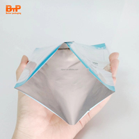Sacs en plastique scellables de guérison personnalisés pour l'emballage de stockage des aliments sac de gousset de joint moyen
