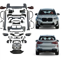 Kit de Conversión de Carrocería con Faros Delanteros, Faros Traseros, Parachoques, Faldones Laterales y Guardabarros para BMW X3 G01 G08 2018-2021, Actualización a X3M F97 LCI