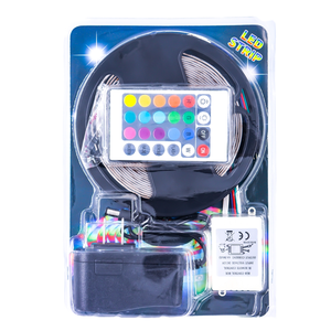 Tira de <span class=keywords><strong>Luces</strong></span> <span class=keywords><strong>LED</strong></span> RGB 5050 de 180 <span class=keywords><strong>LED</strong></span> y 10 Metros <span class=keywords><strong>con</strong></span> WiFi TUYA y Control Remoto IR de 24 Teclas, Sincronización Musical, Compatible <span class=keywords><strong>con</strong></span> <span class=keywords><strong>Alexa</strong></span> y Google Assistant, Cuerpo de PVC - Product Image 3