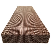Coussin de refroidissement en nid d'abeille à bas prix pour poulets de chair serre volaille tampons de refroidissement par évaporation refroidisseur d'air