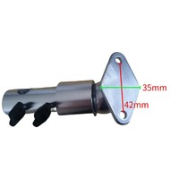 Adaptateur de montage magnétique pivotant pour lampe PDR, support de fixation à double tige de 16 mm pour lampe de détection de bosses à double lumière 6 couleurs