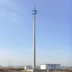 Tự hỗ trợ BTS 4G/5G thép không dây Wifi đài phát thanh ăng-ten Viễn Thông mast cực di động di động tháp nhà sản xuất ống tháp sản phẩm - Product Image 2