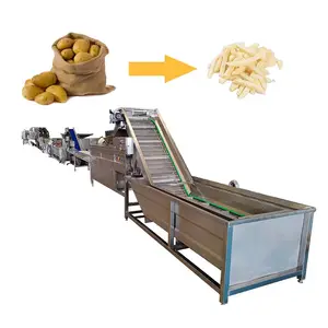 KLS mesin kentang goreng sepenuhnya otomatis lini produksi kentang goreng beku industri