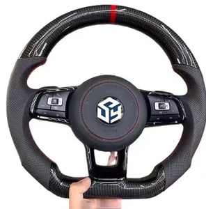 Volant en fibre de carbone pour Volkswagen Polo gti Scirocco GTS GTE GLI R-Line <span class=keywords><strong>Golf</strong></span> 6 Mk4 Mk5 Mk7 <span class=keywords><strong>GTD</strong></span> CC Polo jetta passat - Product Image 4
