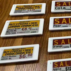 Esl–Electronic Shelf Labels Supermarket E Ink Digital Price Tag <b>Electronic</b> Shelf Label Epaper Demo <b>Kit</b> Esl Display Eas System - Product Image 1