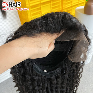 Venta al por mayor HD encaje cutícula alineada pelo virgen crudo vietnamita 13x4 13x6 pelucas Color transparente pelo de onda profunda peluca Frontal de encaje - Product Image 4