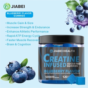 जिआबी उच्च गुणवत्ता वाले क्रिएटिन मोनोहाइड्रेट गुम्मीज ओम फैक्टरी थोक हर्बल फिटनेस पूरक - Product Image 5