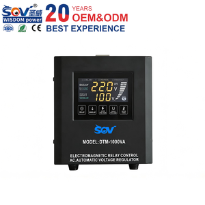 Régulateur de tension automatique électromagnétique monophasé DTM-1000VA, stabilisateur 1KVA, autotransformateur toroïdal - Product Image 1
