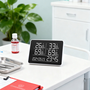 Hygromètre et thermomètre numériques intérieur/extérieur avec surveillance améliorée de la température et de l'humidité pour un aperçu météorologique <span class=keywords><strong>fiable</strong></span> - Product Image 5