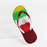 Tongs de plage personnalisées en PVC, légères, antidérapantes, avec soutien de la voûte plantaire, pour hommes et femmes, vente en gros