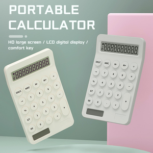 Mini <span class=keywords><strong>calculatrice</strong></span> Portable adorable, 10 chiffres, avec double poche de puissance, mini ordinateur de bureau - Product Image 3