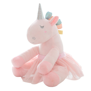 Broderie Doux En Peluche Moelleux Haute Qualité Stock Élastique Mignon Arc-En-Ciel <span class=keywords><strong>Licorne</strong></span> Poupée En Peluche Jouet En Peluche Personnalisé Jouets En Peluche - Product Image 4