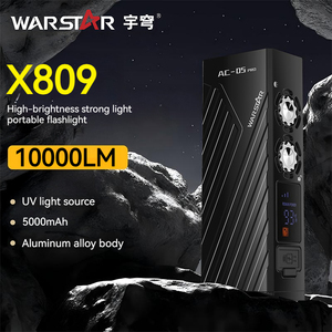 X809 d'urgence en aluminium haute luminosité énorme batterie étanche magnétique lampe de travail longue portée torche EDC lampe de poche UV - Product Image 2