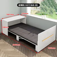 Gain de place sur mesure 600MM bureau à domicile lit de sieste pliable avec Table bureau Invisible lits extensibles multifonctions