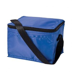 <b>Cooler</b> Lunch Bag for Outdoor Travel Insulated Non Woven Silkscreen Bags with Letter Pattern for Picnic Food - Product Image 1