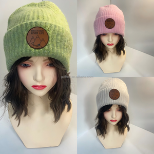 Gorro de Punto de Lujo con Logotipo Personalizado OEM, Gorro Multifuncional Cálido para Otoño/Invierno, Diseño Jacquard, Mezcla de Lana, para Esquí y Deportes - Product Image 3