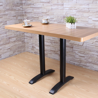 Base de Table en fonte, meuble de salle à manger, pieds de chaise de bureau en métal noir, pieds de Table basse en métal