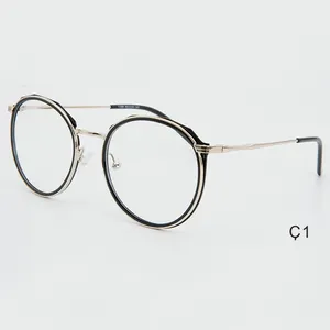 New arrival round eyeglasses frames 20120 optical for men women