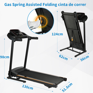 EIGFOH Professional Folding <b>Treadmill</b> Electric LED <b>Screen</b> 110kg Capacity Home Use Compact Design Easy Storage Calories Tracking - Product Image 2