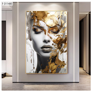 Affiches murales pour femmes, vente en gros d'usine, pour salon, fond <span class=keywords><strong>de</strong></span> canapé, avec cadre, <span class=keywords><strong>peinture</strong></span> murale - Product Image 4