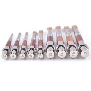 KADS Offre Spéciale – Ensemble de Pinceaux Acryliques en Martre Kolinsky avec Manche en Bois Rouge et Support pour Stylo – Outils de Manucure pour Extension d'Ongles et Sculpture - Product Image 4