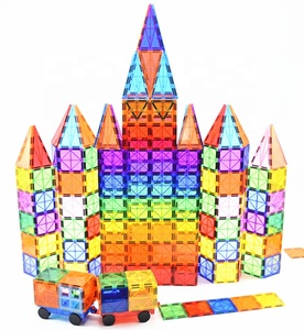 Gạch từ tính <span class=keywords><strong>3D</strong></span> Montessori cho trẻ em, bán buôn nhà máy, chất liệu ABS chắc chắn, thân thiện với môi trường, đồ chơi xếp hình từ tính cho trẻ em - Product Image 1