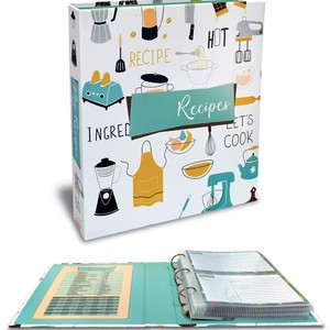 Công Thức Chất Kết Dính Tùy Chỉnh Cuốn Sách <span class=keywords><strong>3</strong></span> Vòng Tổ Chức Chủ Đầy Đủ Trang Tập Tin Thư Mục Công Thức Cuốn Sách Chất Kết Dính Với Công Thức Thẻ Quà Tặng - Product Image 4