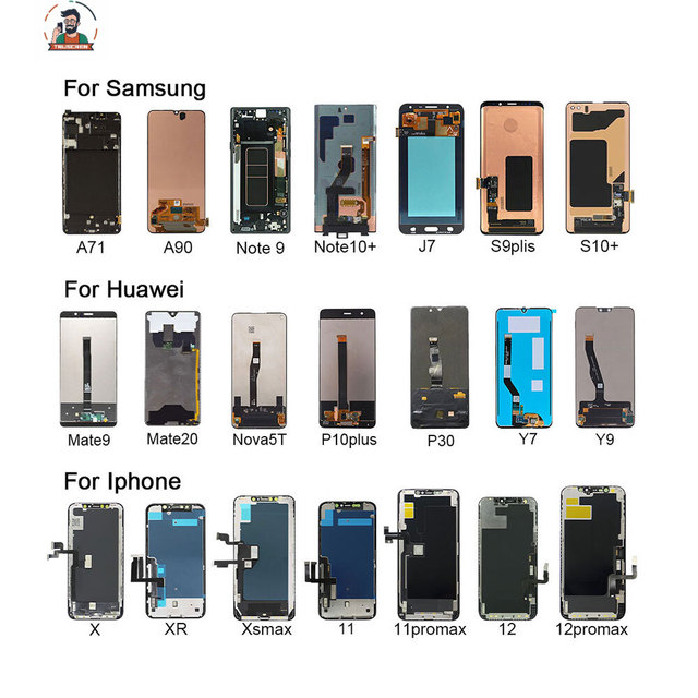Lcd Touch Screen Display Mobile Phone Lcd for All Models Mobile Folder Display Lcd Touch Screen Wholesale
