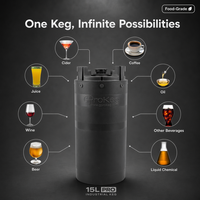 Draft Beer Keg 20l, Beer Keg Mini, Beer Keg 30l, Beer Keg Plastik, Produsen Beer Keg, Pengganti Kantong, Tahan Lama, Dapat Digunakan Kembali