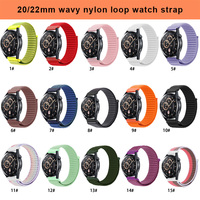BEEFLYPOWER Bracelet en nylon à boucle de 20 mm 22 mm pour Huawei GT5 GT3 GT2 Pro 46 mm, accessoires pour montre connectée