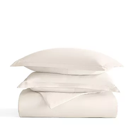 Ensemble de literie de style luxe moderne Housse de couette 3 pièces en coton antistatique confortable avec taie d'oreiller