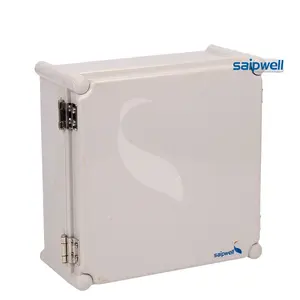 Saipwell kotak elektronik, kotak distribusi air air plastik ABS elektronik tahan air IP66 plastik besar murah 280*280*180