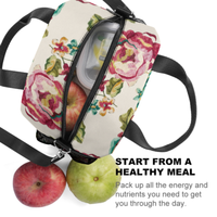 Sac isotherme réutilisable imperméable en polyester imprimé pour repas d'été, sacs isothermes pour l'école, sac de rangement alimentaire pour étudiants, sac à main pour femmes et adultes