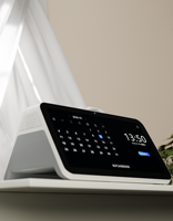 Dispositif de traduction OLED à double écran de bureau - Traducteur linguistique en temps réel tout-en-un, construction en alliage d'aluminium, système d'exploitation Android 24/7
