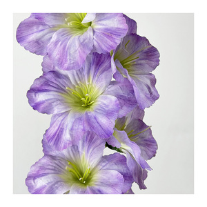 QYYM-44 <span class=keywords><strong>Xinxin</strong></span> 3D Glaïeul Real Touch Larkspur artificiel Delphinium Grandiflorum fait à la main maison mariage et décoration de fête - Product Image 4