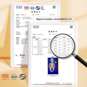 Poupée réaliste entièrement en silicone Reborn avec implantation de cheveux vivants, poupée de mode douce pour bébé, jouet de bricolage JiaYi JX 3513 <15cm - Product Image 4