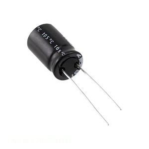 ตัวเก็บประจุแบบมีรู UVY1V471MPD1TD 470 uF 20% 35V ตัวเก็บประจุแบบมีรัศมี th 470 uF - Product Image 1